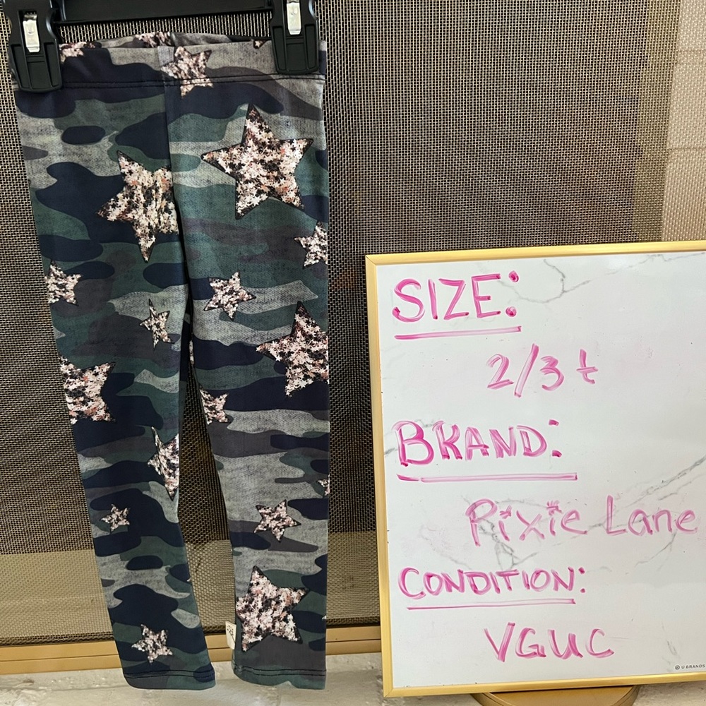 Pixie lane new 2,3 ,12/18, 18/24  star leggings